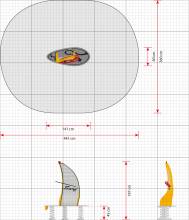 Federspielgert Windsurfer